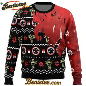 Asta Demon Black Clover Ugly Christmas Sweater