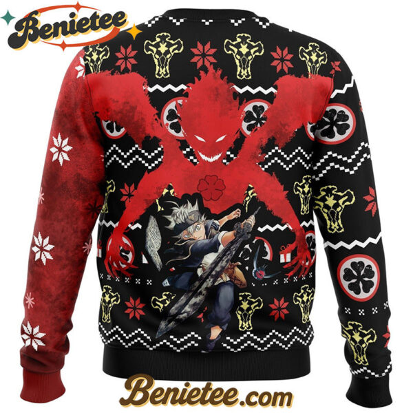 Asta Demon Black Clover Ugly Christmas Sweater