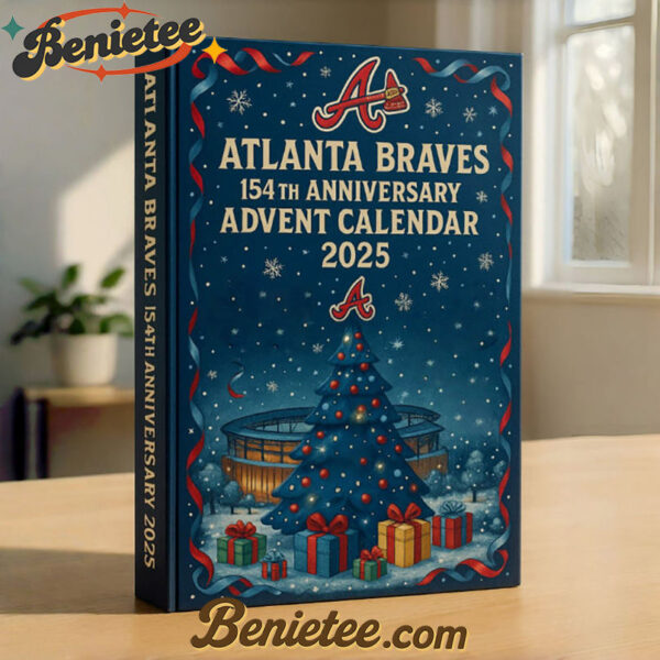 Atlanta Braves Advent Calendar 2025 154TH ANNIVERSARY Christmas Gift, Christmas Idea, Christmas Countdown Advent Calendar Gift Box with 24 Acrylic Ornaments