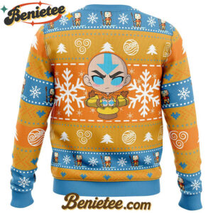 Avatar Aang Avatar The Last Airbender Ugly Christmas Sweater