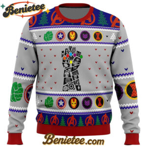 Avengers Gauntlet Ugly Christmas Sweater
