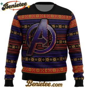Avengers Logo Ugly Christmas Sweater