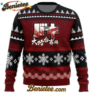 Axe Kick Baki Ugly Christmas Sweater