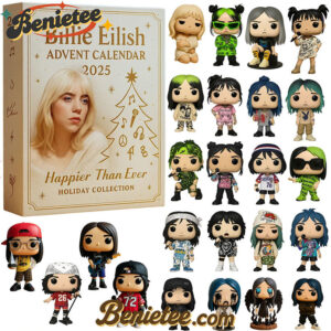 BE Advent Calendar, Christmas Countdown Advent Calendar Gift Box with 24 Acrylic Ornaments