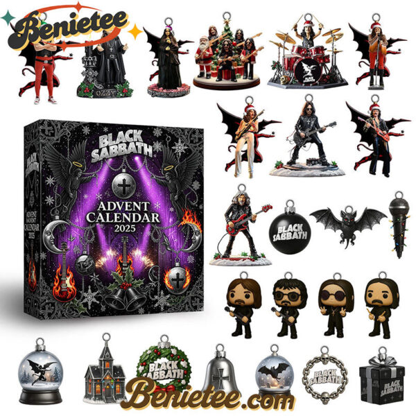 BLST Premium Advent Calendar 2025 CHRISTMAS GIFT, CHRISTMAS IDEA, Christmas Countdown Advent Calendar Gift Box with 24 Acrylic Ornaments
