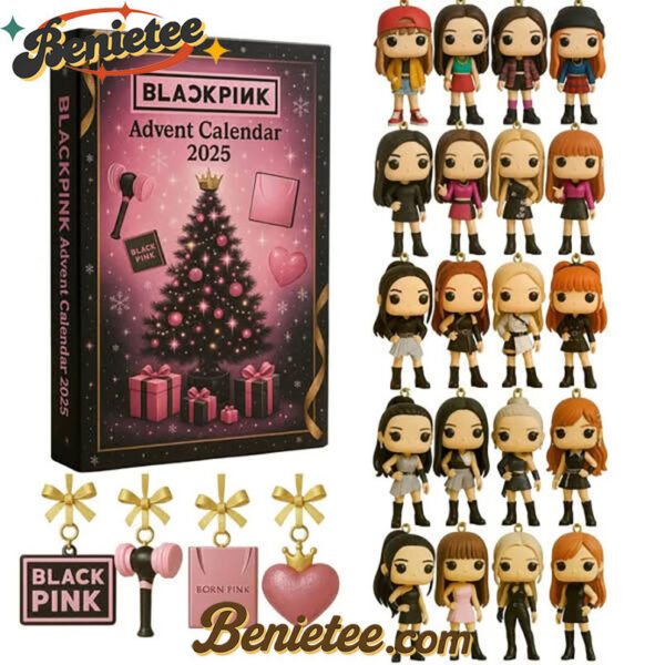 BP 2025 Advent Calendar, Christmas Countdown Advent Calendar Gift Box with 24 Acrylic Ornaments