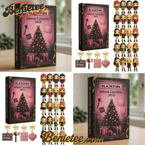 BP 2025 Advent Calendar, Christmas Countdown Advent Calendar Gift Box with 24 Acrylic Ornaments