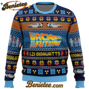 Back To The Future Ugly Christmas Sweater