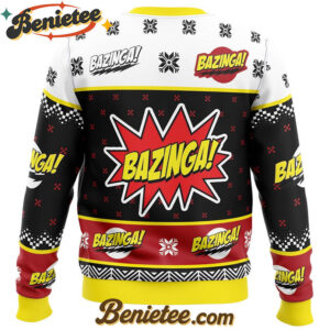 Bazinga The Big Bang Theory Ugly Christmas Sweater