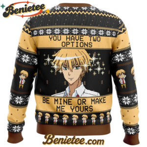 Be Mine Or Make Me Yours Maid Sama Ugly Christmas Sweater
