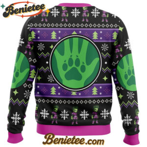 Beast Boy Teen Titans DC Comics Ugly Christmas Sweater