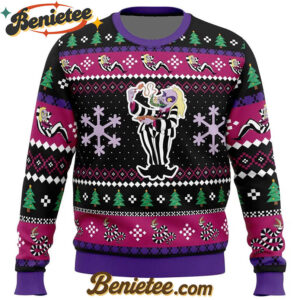 Beetleguise Beetlejuice Ugly Christmas Sweater