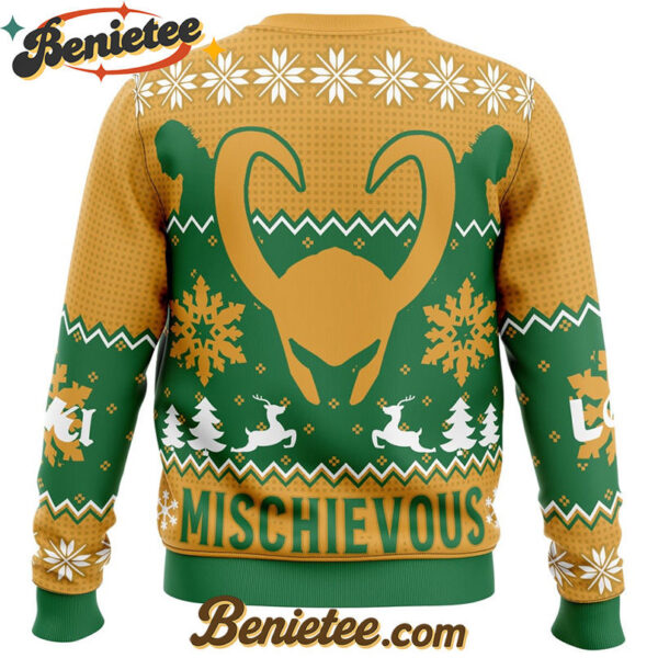 Believe Loki Marvel Ugly Christmas Sweater