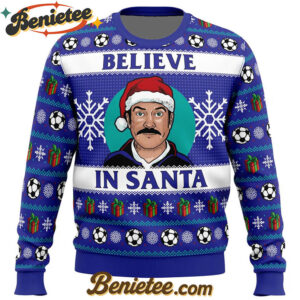 Believe Ted Lasso Ugly Christmas Sweater