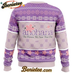 Best Friends Anohana The Flower We Saw That Day Ugly Christmas Sweater