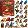 Bird Advent Calendar 2025, Christmas Countdown Advent Calendar Gift Box with 24 Acrylic Ornaments