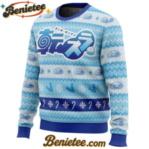 Blue Christmas That time I got reincarnated as a slime Christmas Sweater
