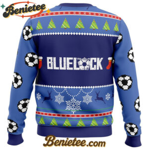Blue Lock Ugly Christmas Sweater