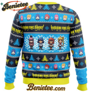 Bocchi the Rock Ugly Christmas Sweater