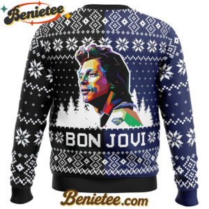Bon Jovi Ugly Christmas Sweater