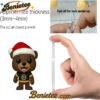 Boston Bruins 100th Anniversary Advent Calendar, Christmas Countdown Advent Calendar Gift Box with 24 Acrylic Ornaments