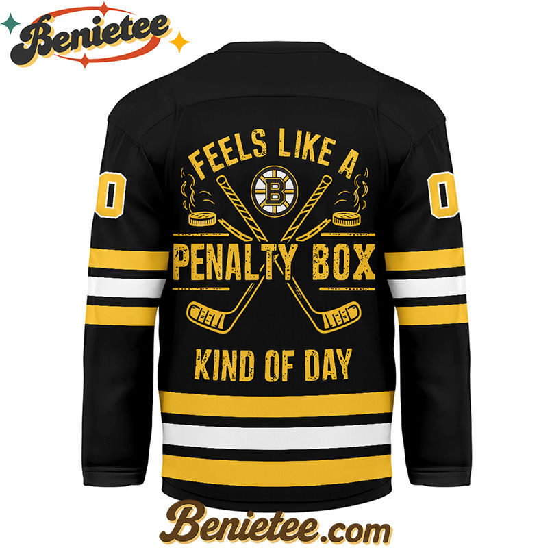 Boston Bruins - Premium NHL Feels Like a Penalty Day Long Jersey