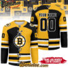 Boston Bruins - Premium NHL Personalized Split Color Hockey Jersey