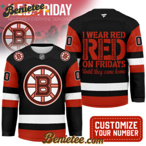 Boston Bruins - Premium NHL Red Friday Hockey Jersey