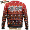 Bottons Symbol Jujutsu Kaisen Ugly Christmas Sweater