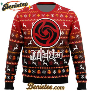 Bottons Symbol Jujutsu Kaisen Ugly Christmas Sweater