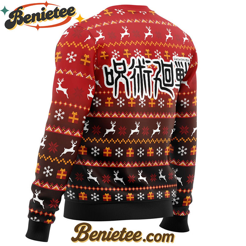 Bottons Symbol Jujutsu Kaisen Ugly Christmas Sweater