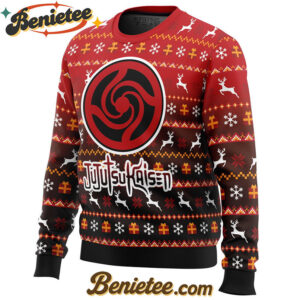 Bottons Symbol Jujutsu Kaisen Ugly Christmas Sweater