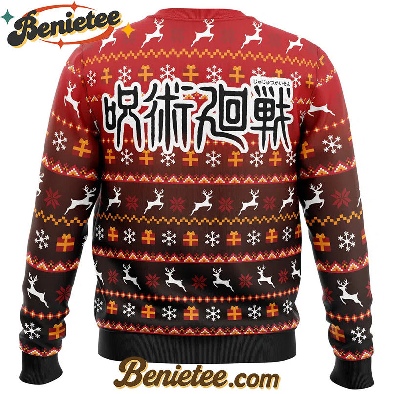 Bottons Symbol Jujutsu Kaisen Ugly Christmas Sweater