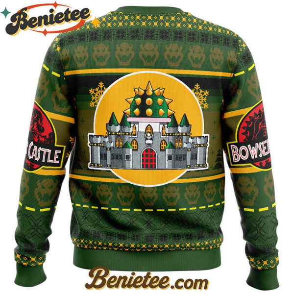 Bowser Castle Mario Bros Ugly Christmas Sweater