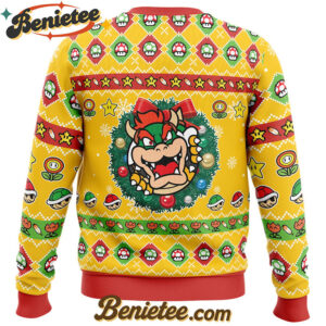 Bowser Mario Bros Ugly Christmas Sweater