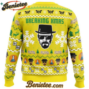 Breaking Xmas Breaking Bad Ugly Christmas Sweater