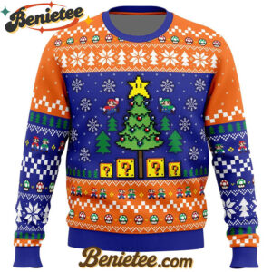 Bros Christmas Mario Bros Ugly Christmas Sweater