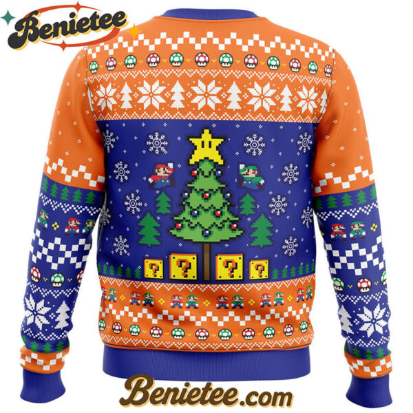 Bros Christmas Mario Bros Ugly Christmas Sweater