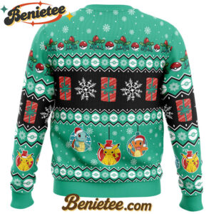 Bulbasaur I Choose You Pokemon Ugly Christmas Sweater
