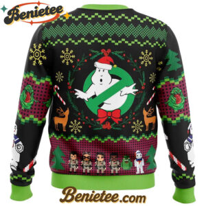 Bustin Christmas Ghostbusters Ugly Christmas Sweater