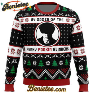By The Order of The Peaky Blinders Peaky Blinders Ugly Christmas Sweater