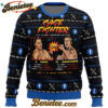 Cage Fighter Elun Mask vs.Mark Zuckerberg Funny Ugly Christmas Sweater