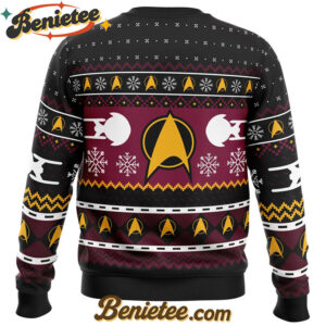 Captain Picard Star Trek Ugly Christmas Sweater