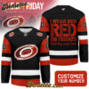 Carolina Hurricanes - Premium NHL Red Friday Hockey Jersey