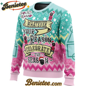 Celebrate the Season Squid Game Christmas Sweater