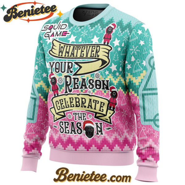 Celebrate the Season Squid Game Christmas Sweater