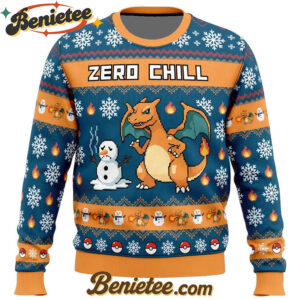 Charizard Zero Chill Pokemon Ugly Christmas Sweater