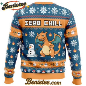 Charizard Zero Chill Pokemon Ugly Christmas Sweater