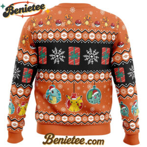 Charmander I Choose You Pokemon Ugly Christmas Sweater