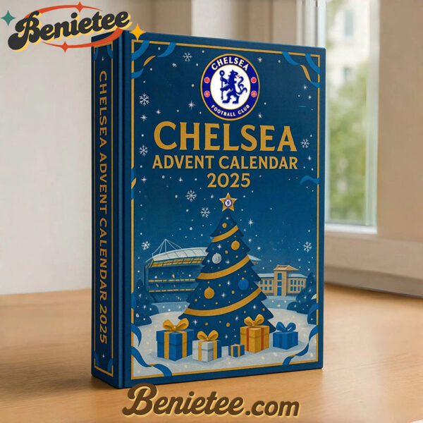 Chelsea Advent Calendar 2025, Christmas Countdown Advent Calendar Gift Box with 24 Acrylic Ornaments
